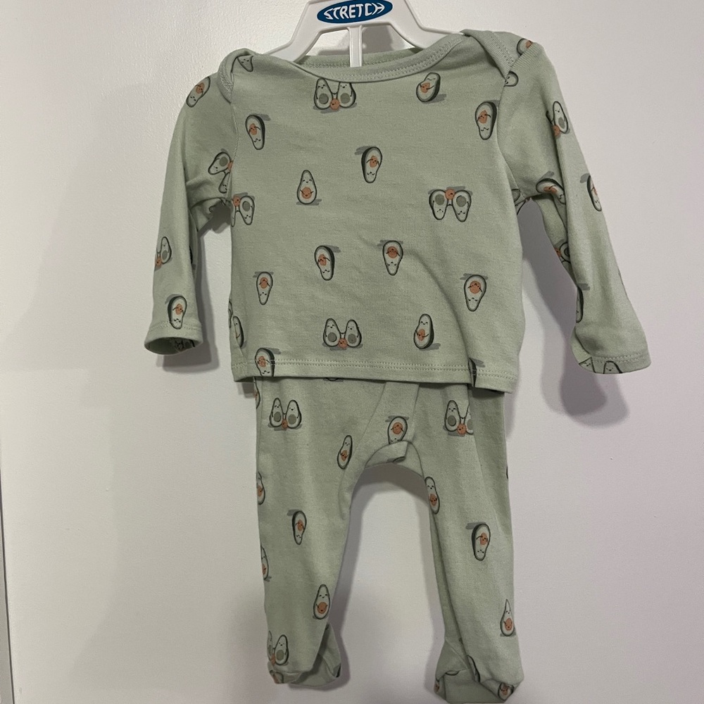 Gerber Light Green Baby Outfit